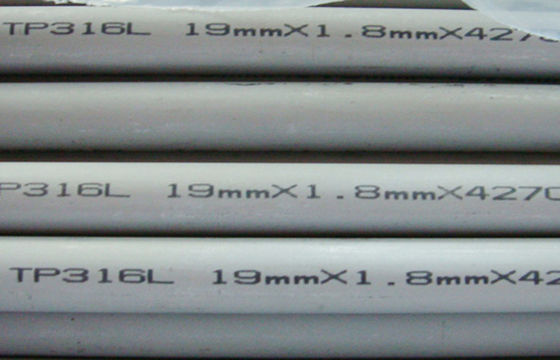 0Cr18Ni12Mo2Ti / TP316Ti Seamless Stainless Steel Tubing for Boiler ASTM A213